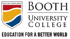 BOOTH UNIVERSITY COLLEGE Marketing and Communications Specialist