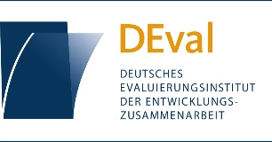 DEval - Deutsches Evaluierungsinstitut der Entwicklungszusammenarbeit gGmbH 