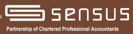 Sensus Chartered Professional Accountants Ltd. Accounting Technician